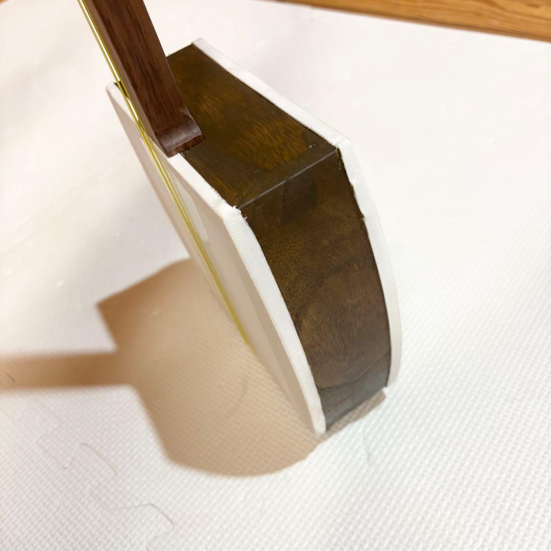 【美品】しゃみせん楽家 富山楽家 SHABO シャボ 稽古用 三味線 中細棹