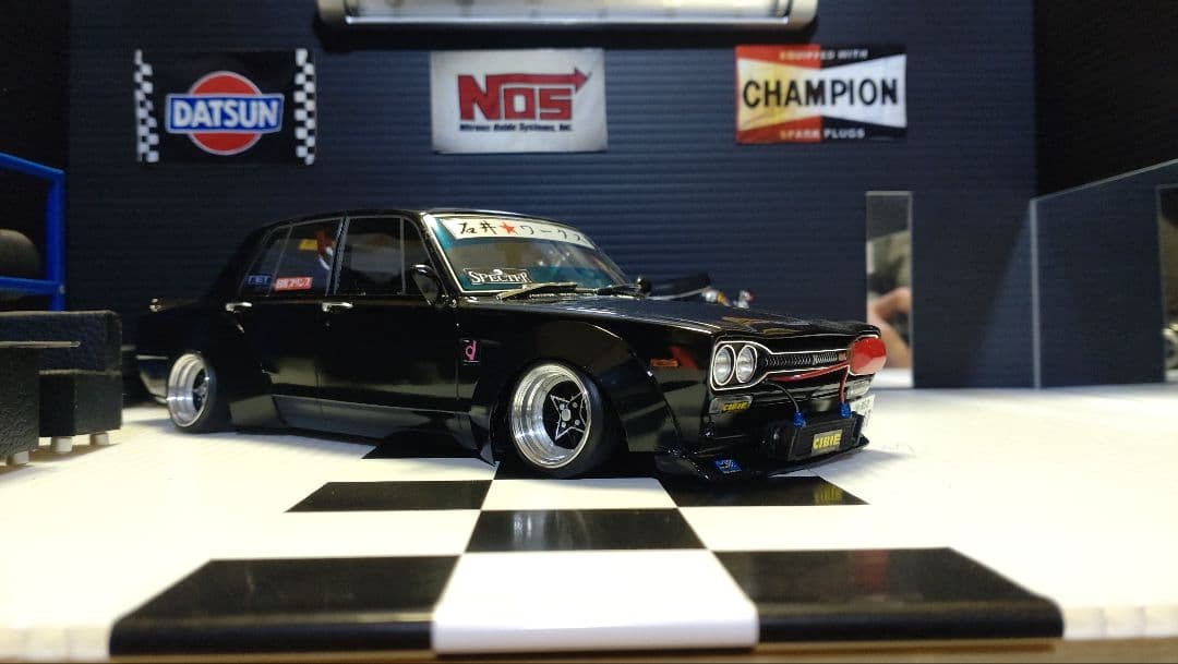 1/18ハコスカ４枚ワークス仕様１点物