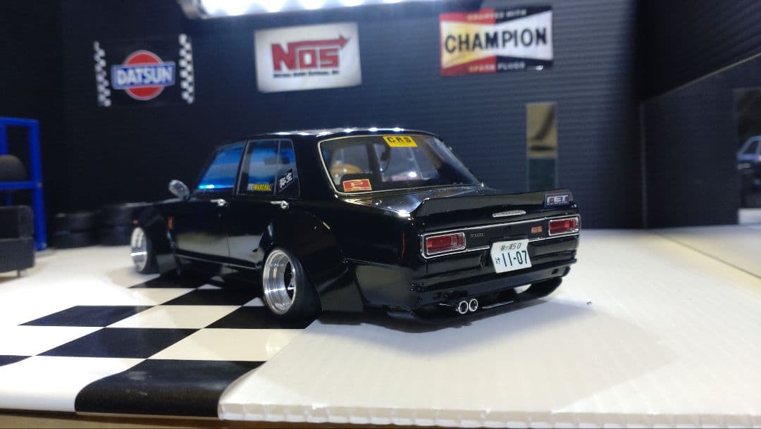 1/18ハコスカ４枚ワークス仕様１点物