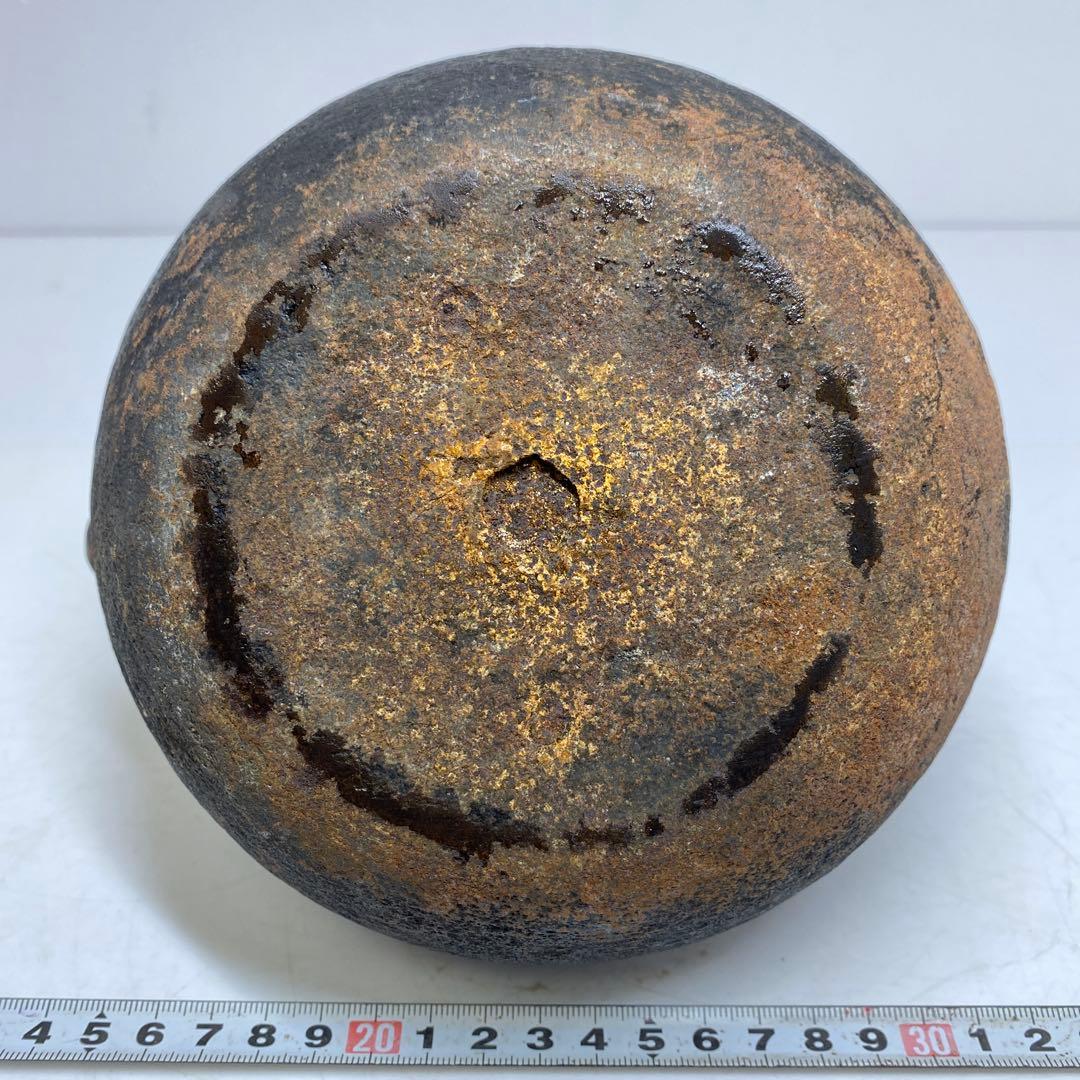 形の良い 鉄瓶 高さ約21cm 重さ1400g トヒサ