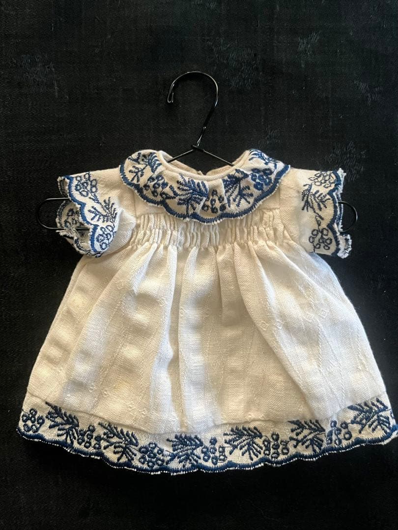 アンティークヴィンテージテディベア ぬいぐるみ陶器人形フランスレースボタンセット