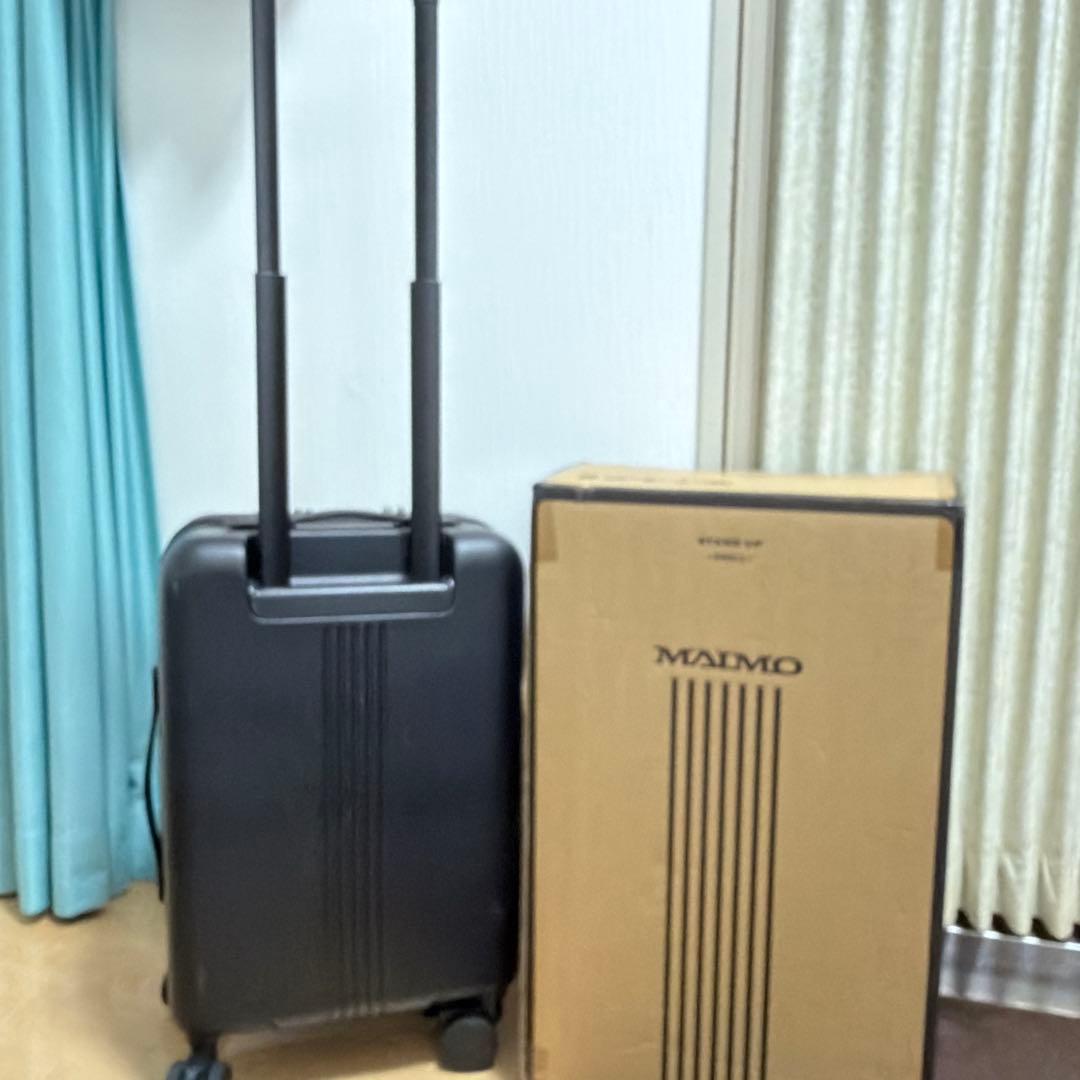 MAIMO Sサイズ機内持ち込み ブラック キャリーケース 収納バッグ付き
