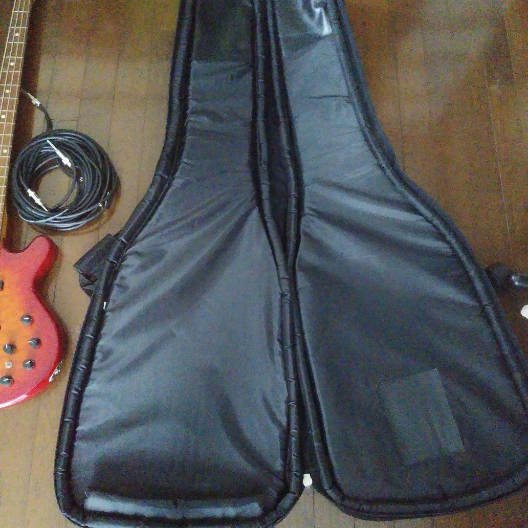 Lakland エレキベース レッド ギターケース付き