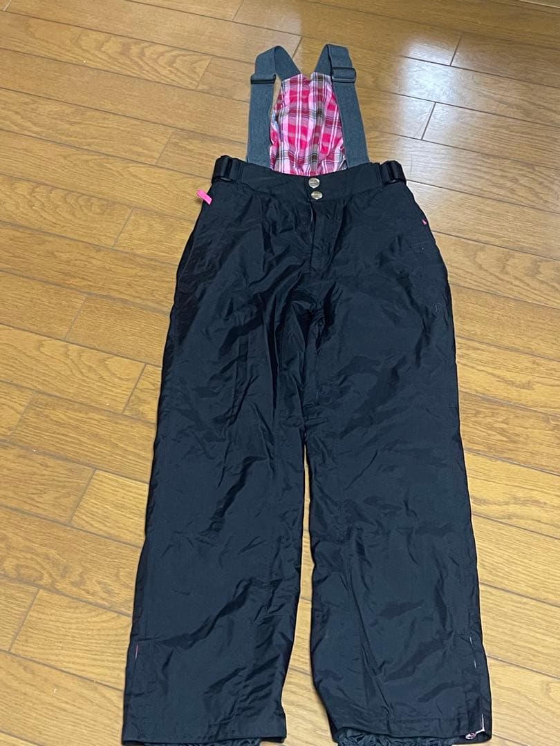 DESCENTE 11号 ピンク チェック スキーウェア