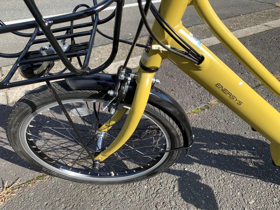 【動作確認済】送料無料 ENERSYS電動アシスト自転車10Ah内3速20インチ