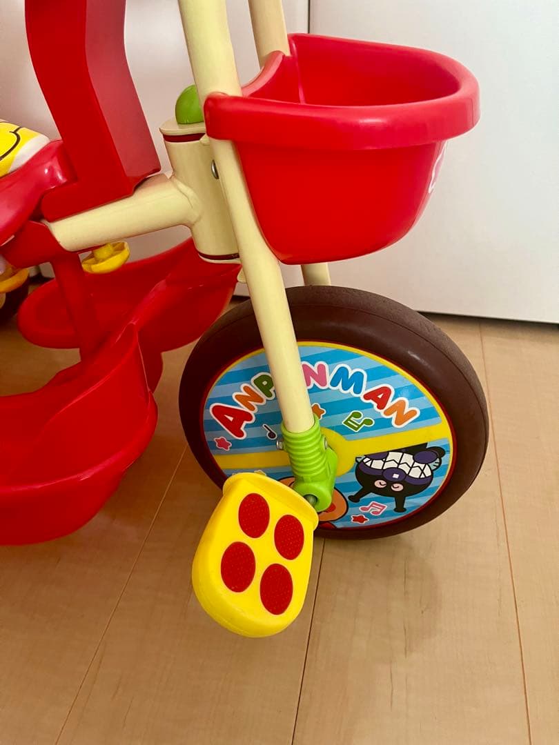 アンパンマン デラックスⅡ 三輪車 赤