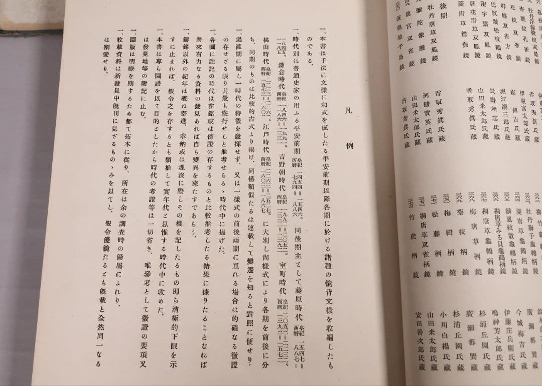 古本 和鏡粹聚 広瀬都巽 昭和16年発行 上下2冊揃 限定100部【CM417】