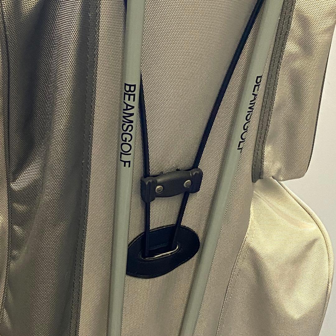 BEAMS GOLF スタンドキャディバッグ 9型 グレー