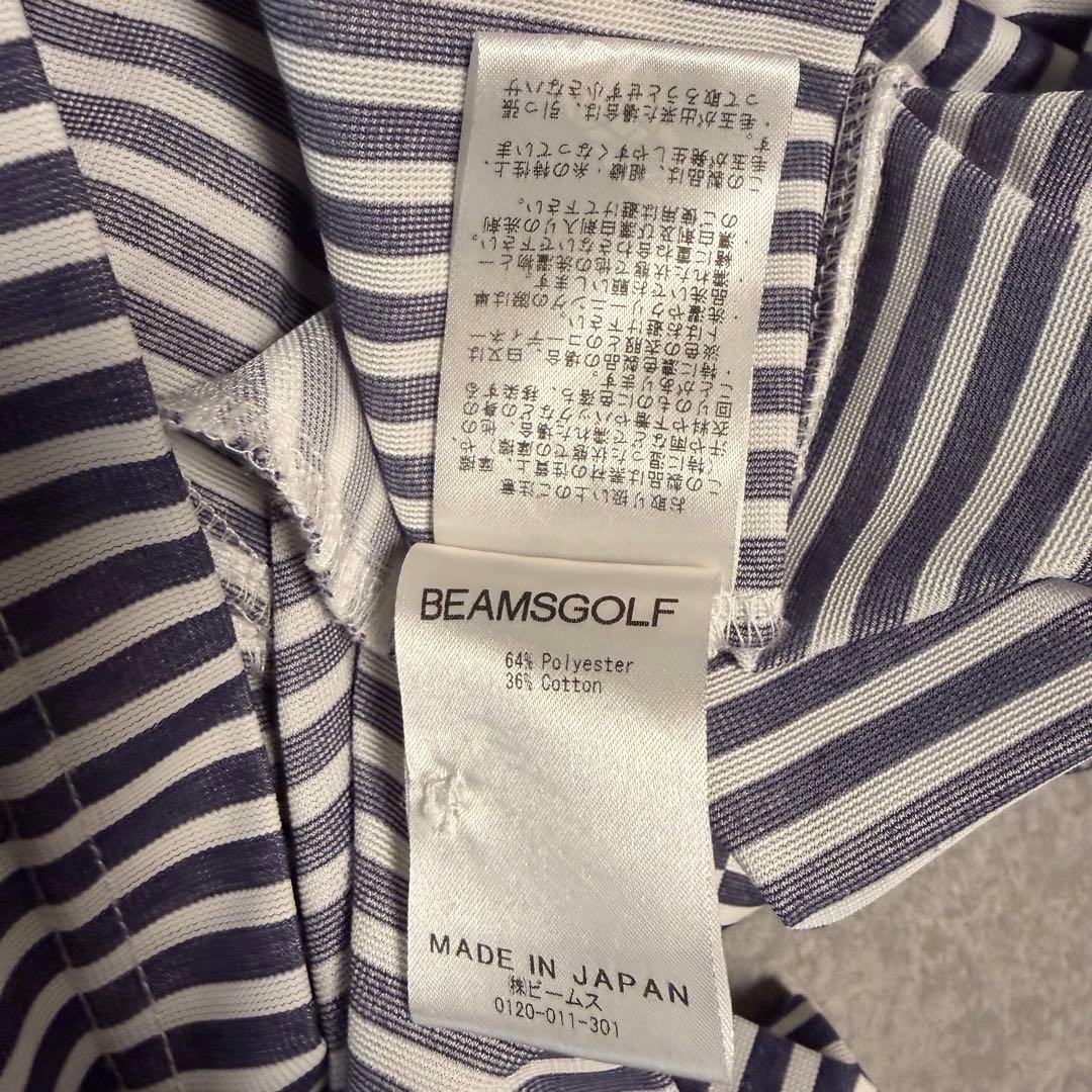 BEAMS GOLF PURPLE LABELトリコット ストライプ ワンピース