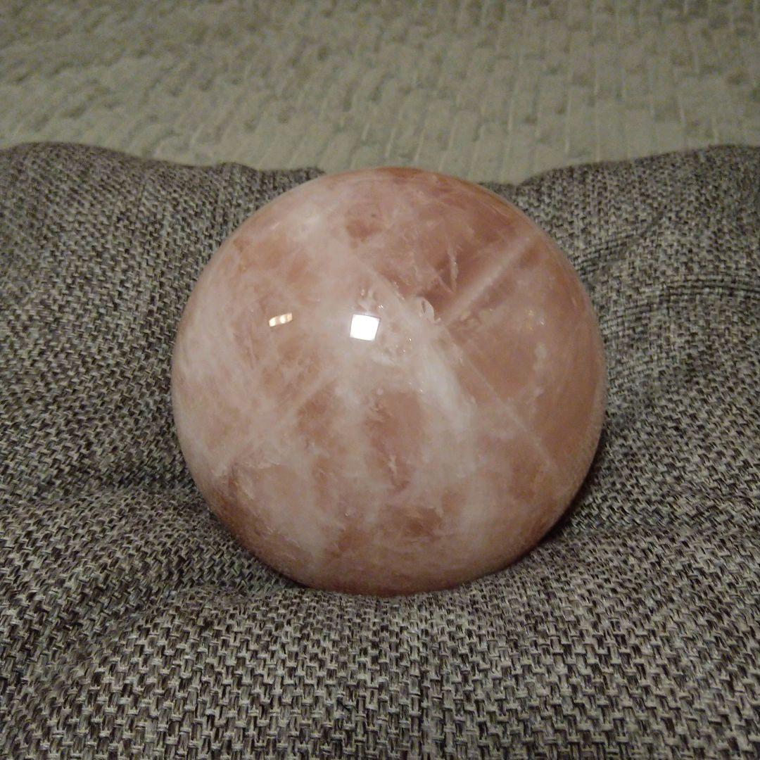 紅水晶球 ローズクォーツ 直径15センチ パワーストーン