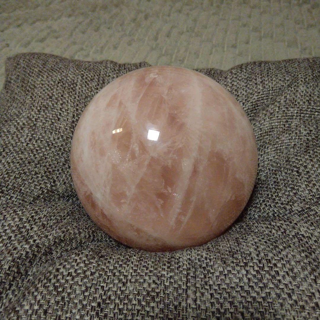 紅水晶球 ローズクォーツ 直径15センチ パワーストーン
