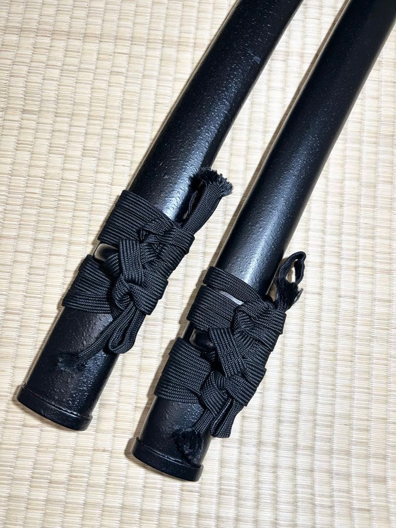 模造刀 太刀 脇差し 2本セット！　※刀身に樋あり（バラ売り不可）【M02】