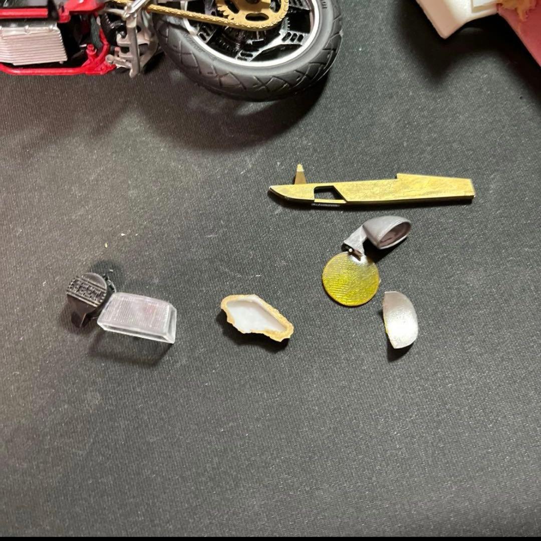 俺のマシン バイク プラモ 1/12 アオシマ CBX400F ジャンク