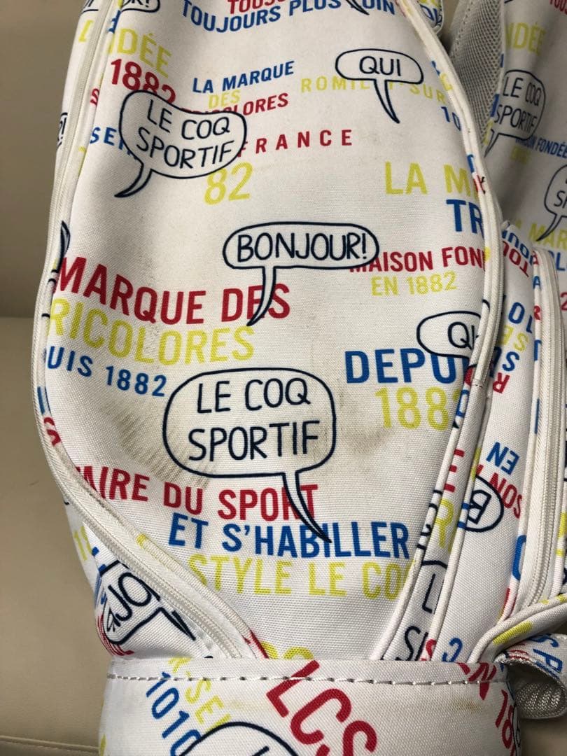 【送料込み】希少　廃盤品　ルコックスポルティフ　キャディバッグ　ゴルフバッグ