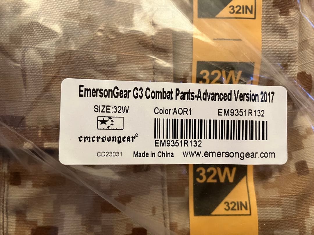 未使用新品 AOR1迷彩 ブーニーハット、コンバットシャツ・パンツのセット