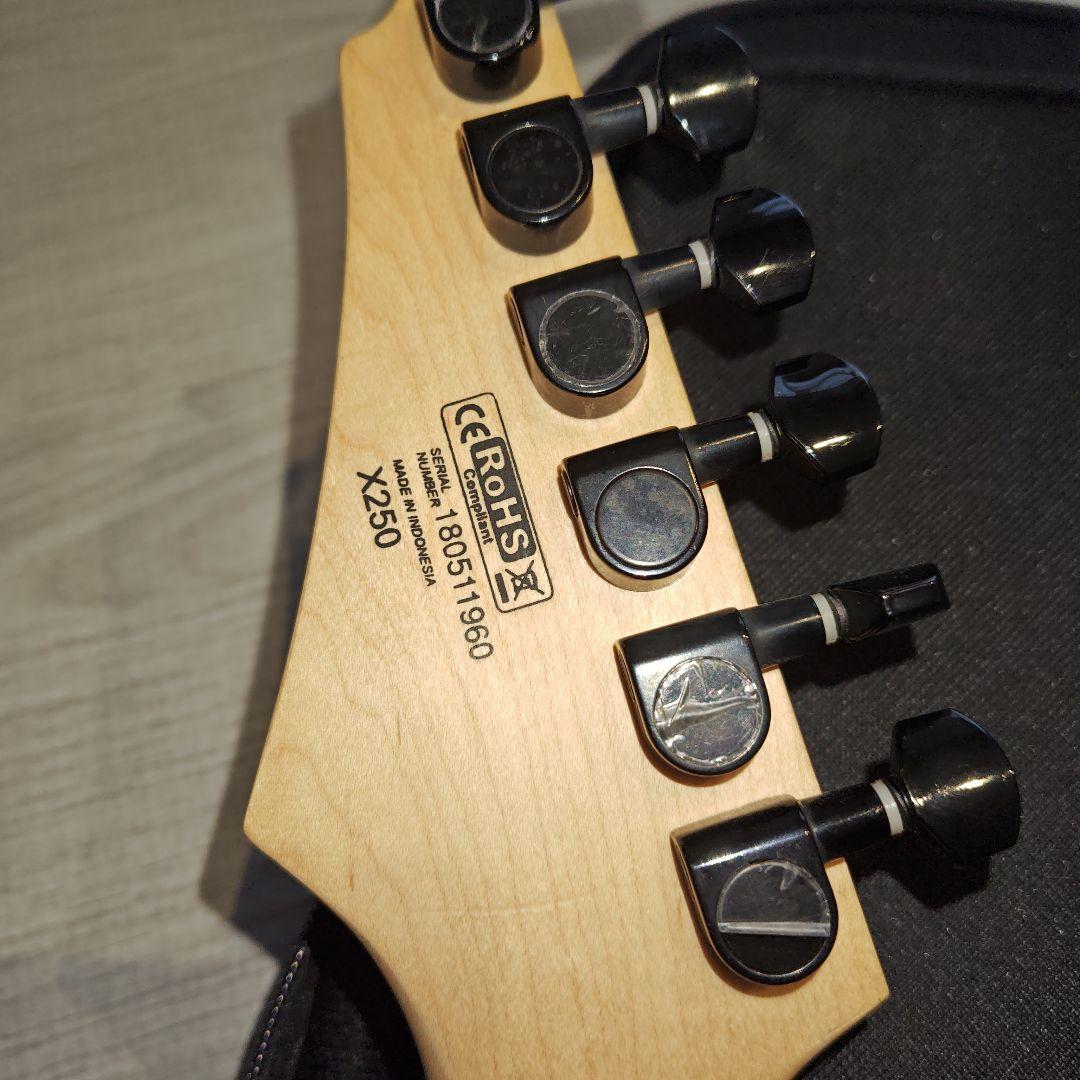 状態良好 エレキギター Cort X250 ブラック 黒