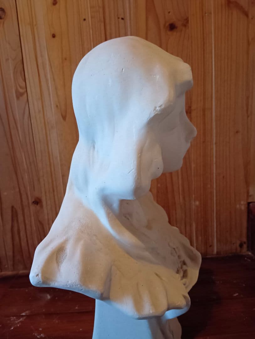 デッサン用　石膏像、スズランの少女と子供の2体セット　送料無料