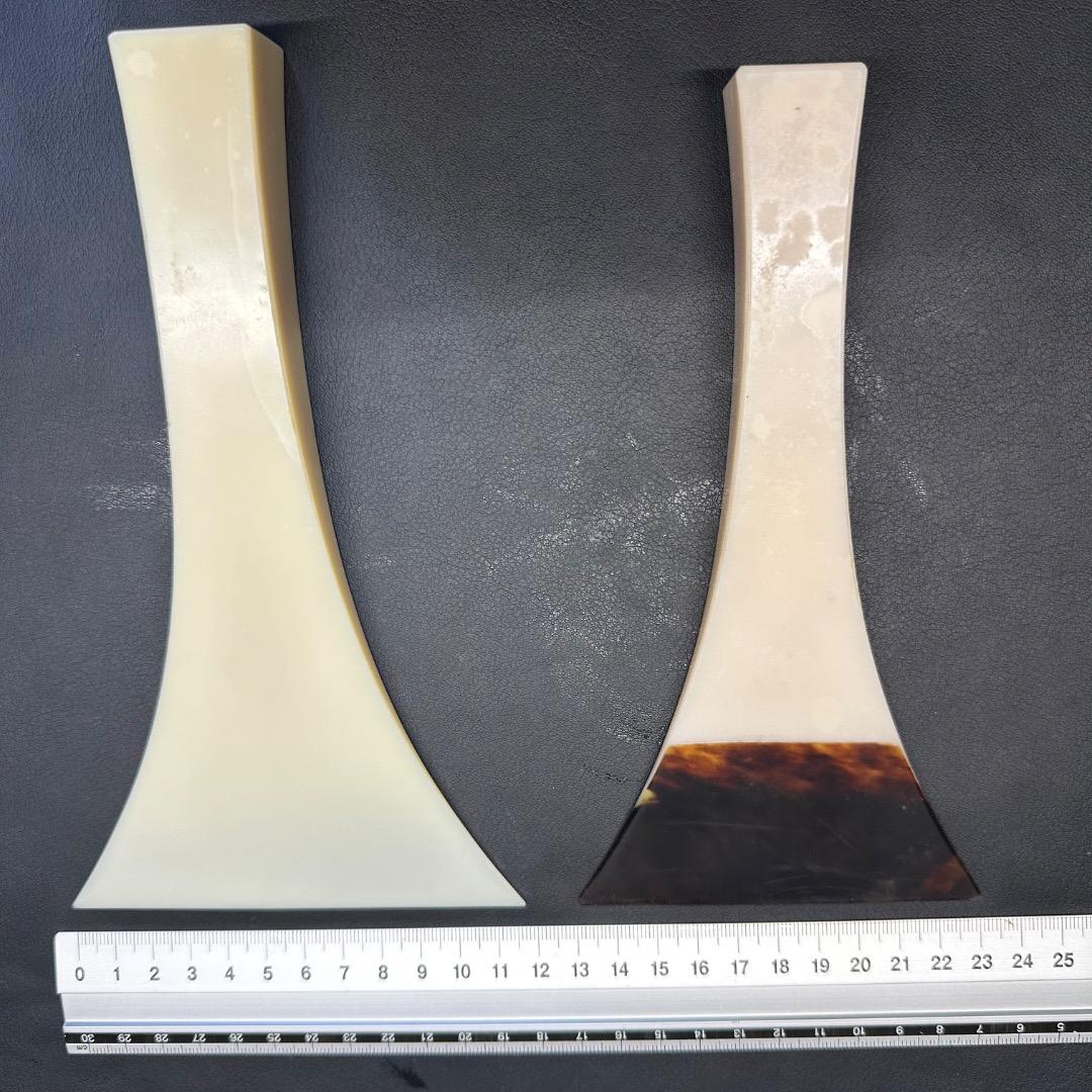 ♡Nc右1009 三味線 撥 バチ べっ甲 刺繍 バチケース付き 2点まとめ