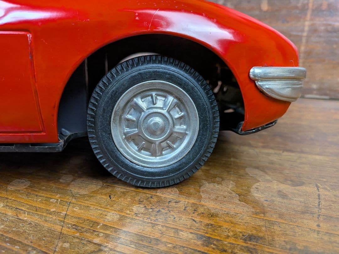 特大★古いブリキ★野村トーイ★トヨタ2000GT★全長48cm★USED