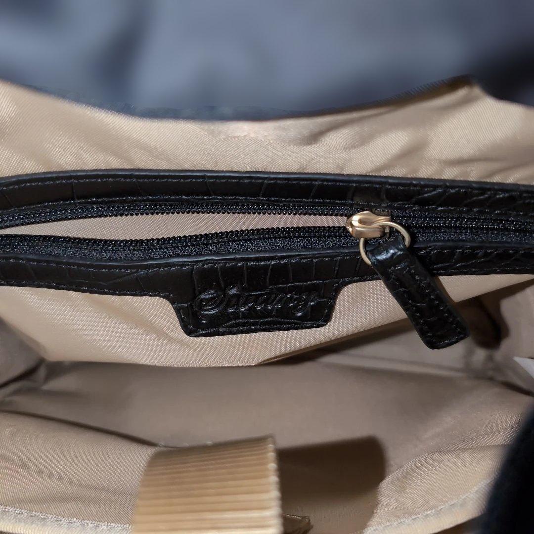 SWANY キャリーバッグ ブラック クロコ型押