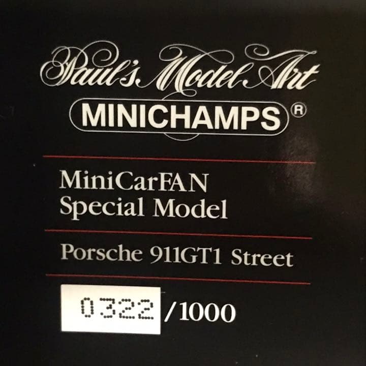 minichamps★ポルシェ911★ミニカーファン別注セット