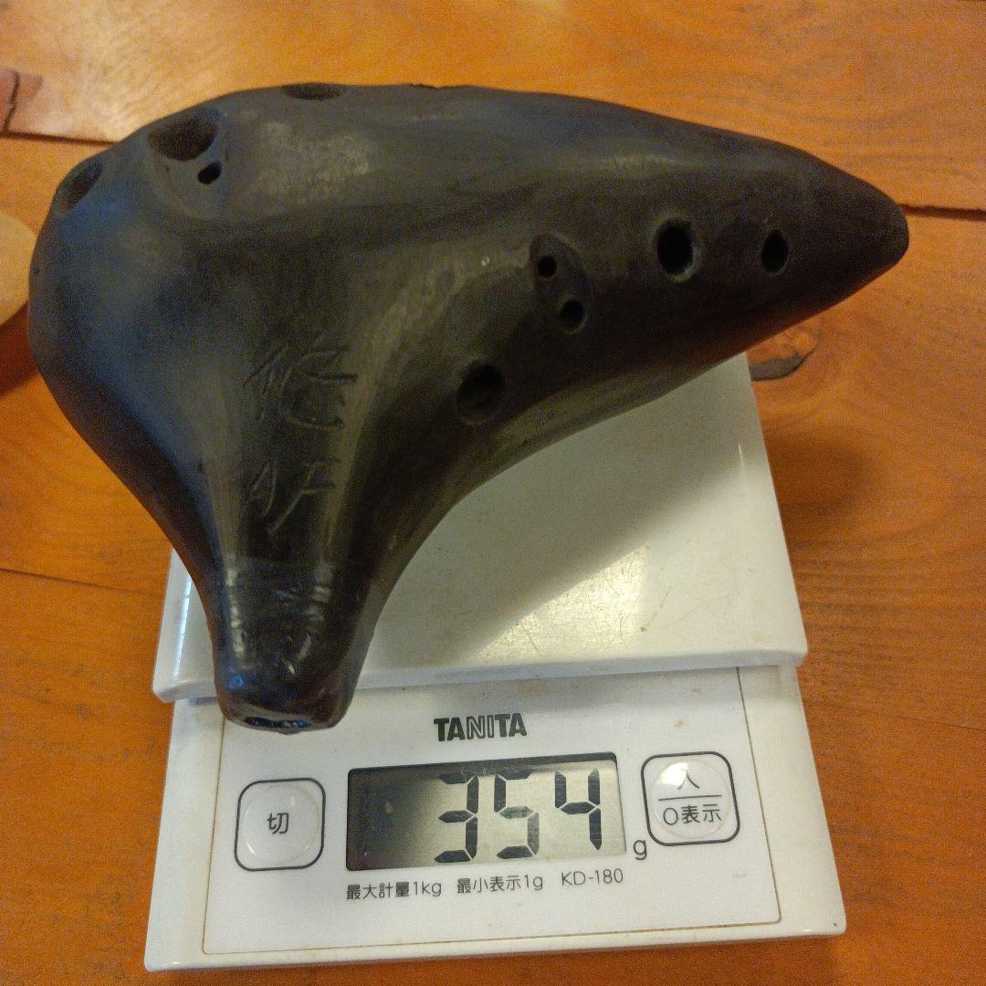 オカリナ工房福朗 AF管 はるか 悠 黒陶 未使用品 初窯 タイムセール3H