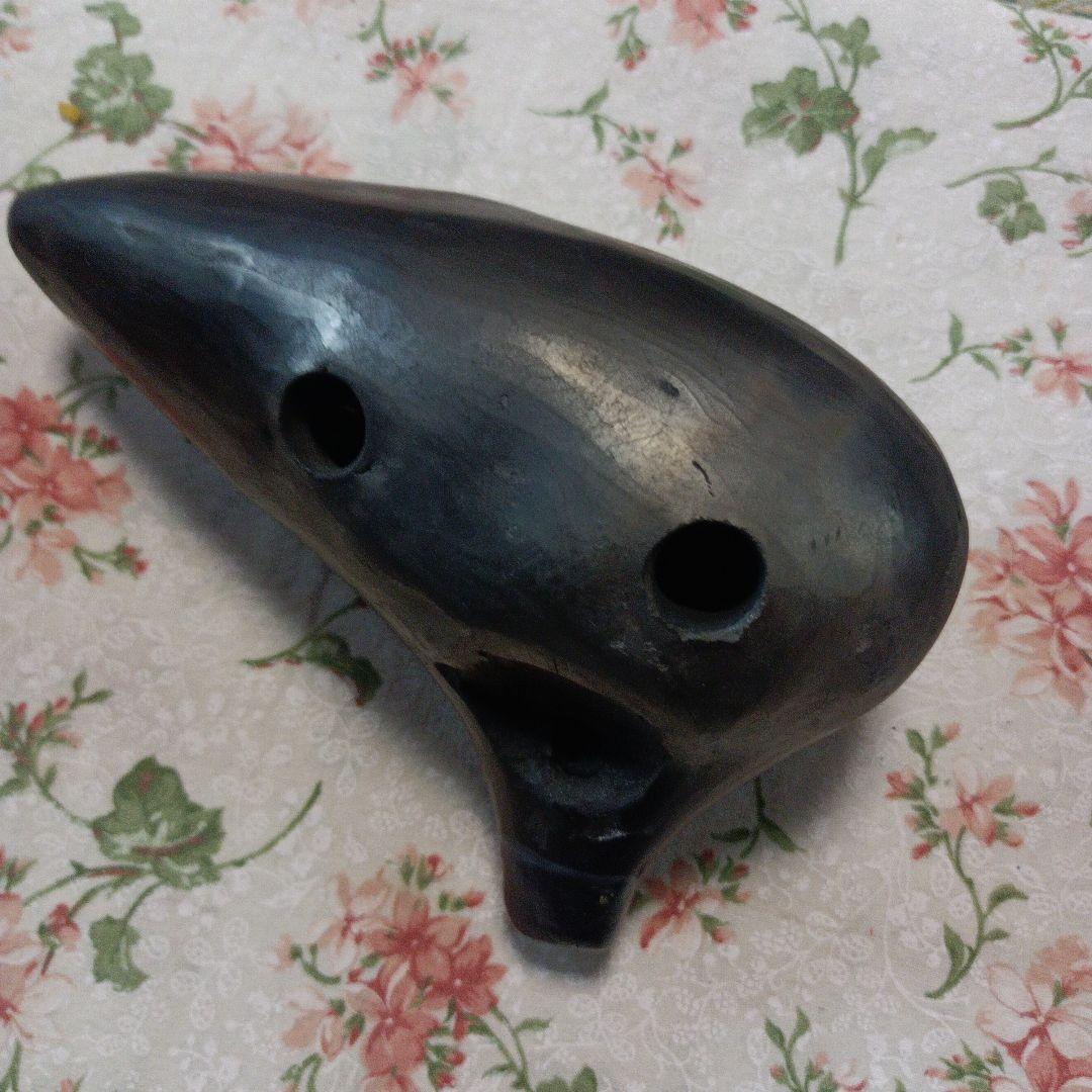 オカリナ工房福朗 AF管 はるか 悠 黒陶 未使用品 初窯 タイムセール3H