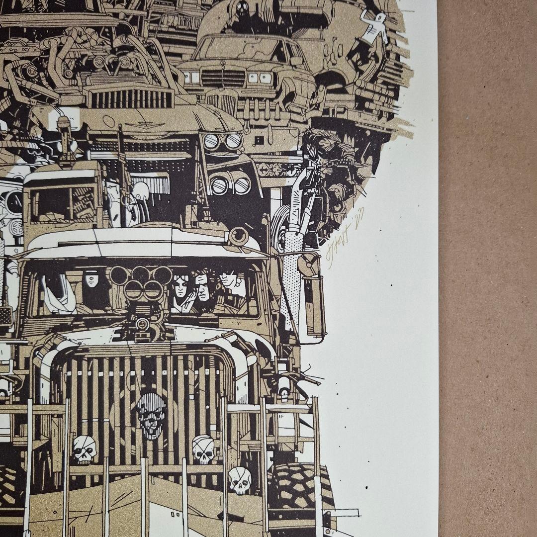 ●250枚限定 マッドマックス 怒りのデスロード シルクスクリーン ミニポスター