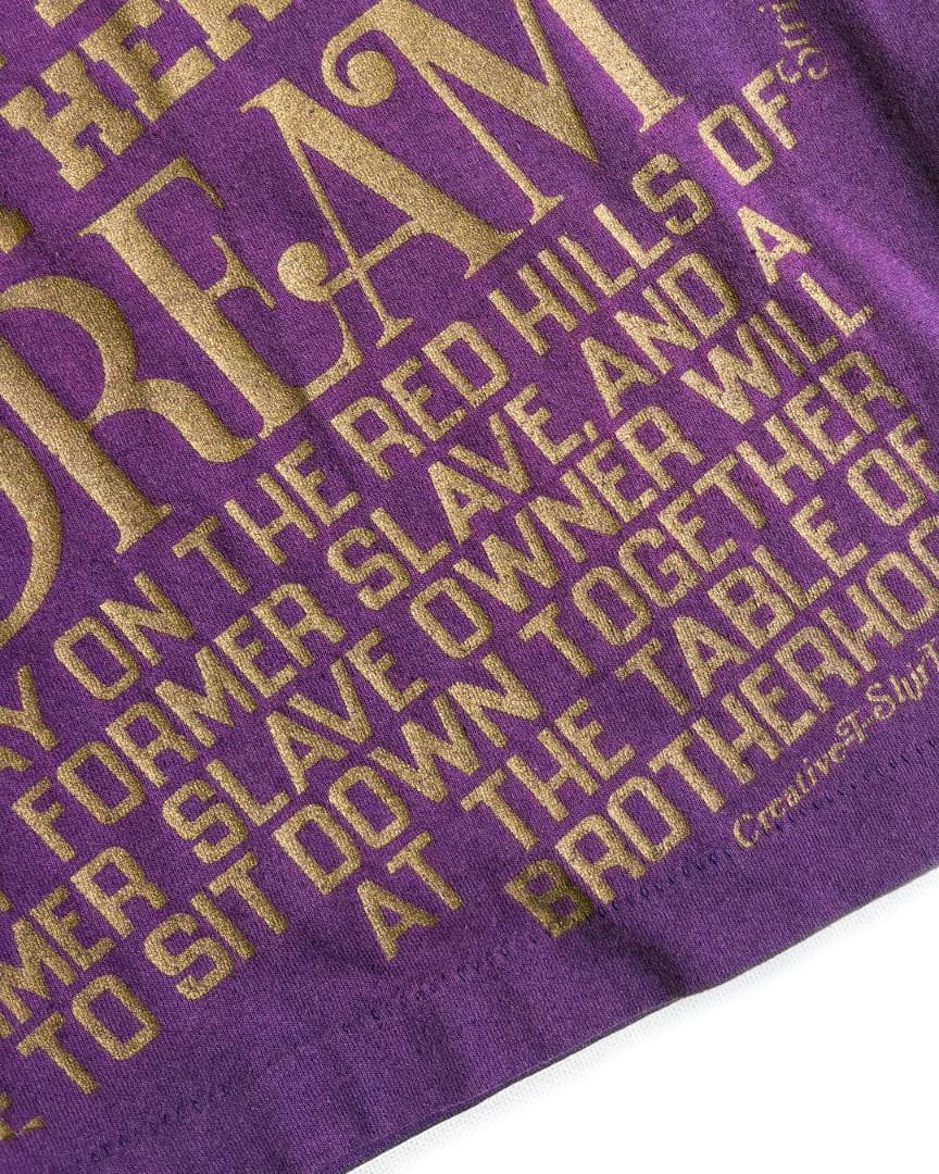 90's \" キング牧師 \" 総プリント Tシャツ