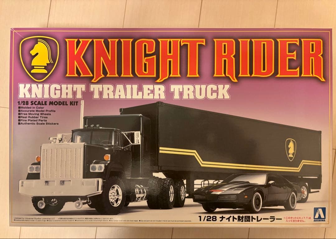 ナイトライダー✨①財団トレーラー完成品✨②ナイト2000 KITT セット✨
