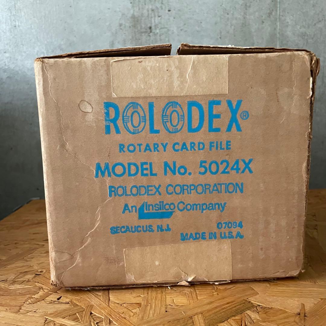 60s 70s VINTAGE ROLODEX NO.5024X アルミフレーム