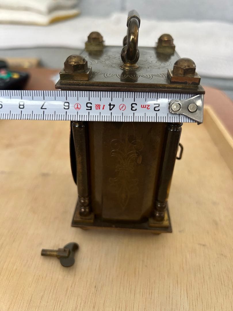 希少アンティーク置時計 Smiths（スミス）社製のヴィンテージ真鍮製　稼働