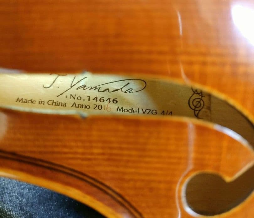 YAMAHA V7G バイオリン 4/4 2016年製 ヤマハ　人気　高級