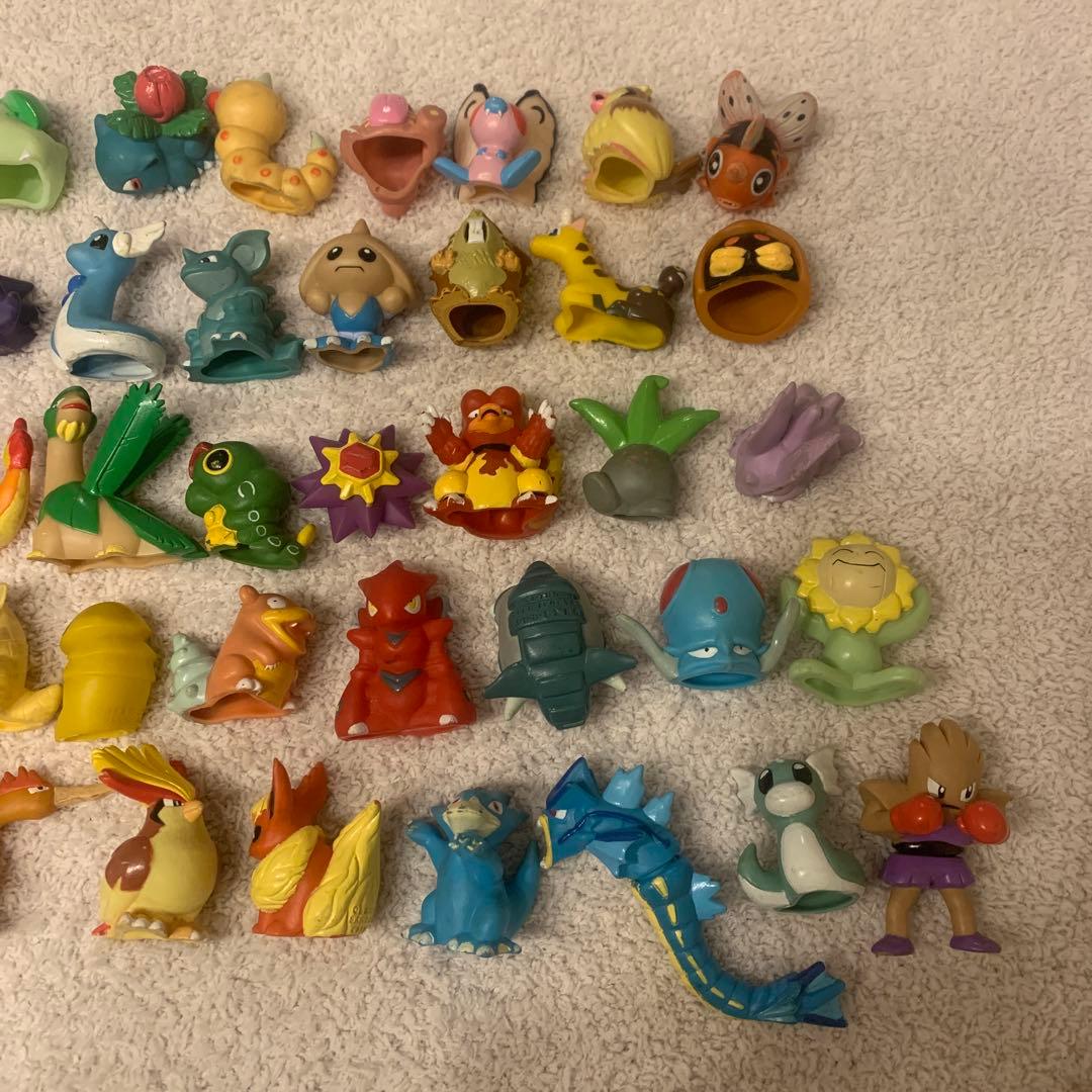 【希少】レトロ　大量！お得！ポケモン　指人形　ソフビ　172体　クリア　初期