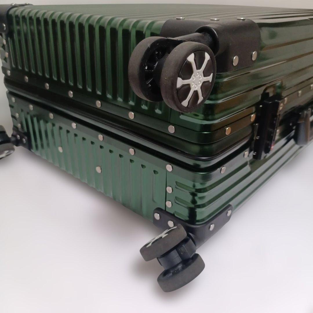 Kroeus (クロース) キャリーケース ダブルキャスター グリーン系