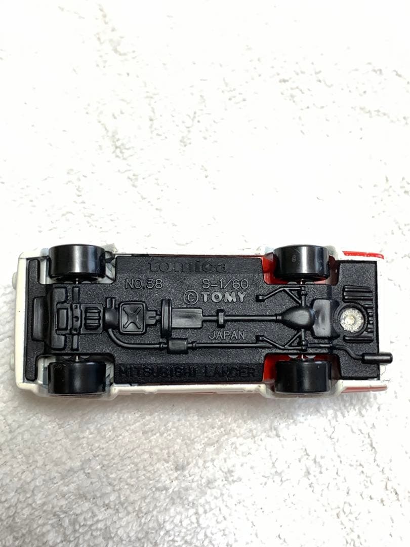 トミカ 三菱ランサー ターボ【黒箱・日本製】