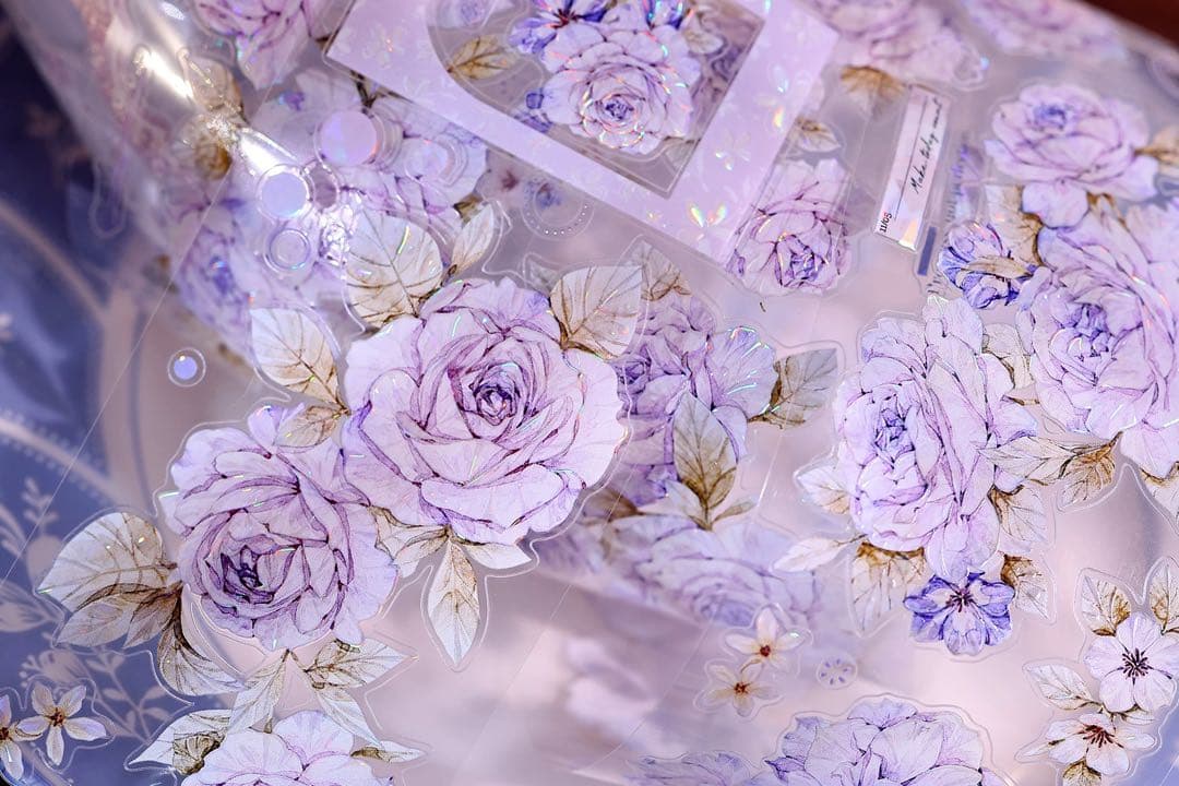 ⭐️SALE⭐️小白家文創《蔷薇诗》海外マスキングテープ マステ 【2759】