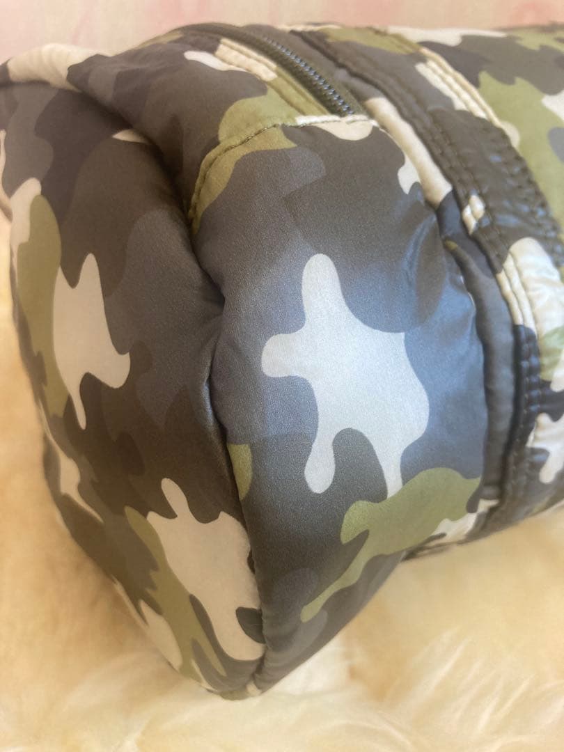 【希少】正規品　パーリーゲイツ カートバッグ 迷彩 ラウンドバック　円柱型