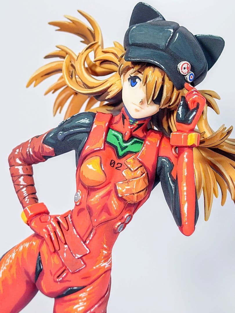 エヴァンゲリオン　式波・アスカ・ラングレー　リペイント　フィギュア