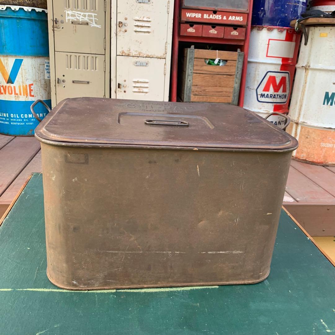 送料込！USA アンティークCOL-PAC メタルケース ボトルキャリア2点付