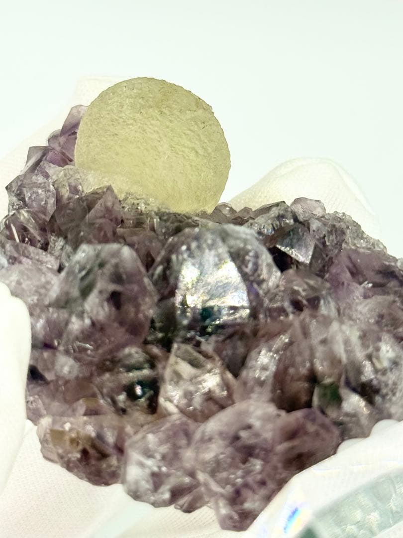 球状フローライト　インド産　蛍石　原石標本　鉱物標本　原石　ポンデリング