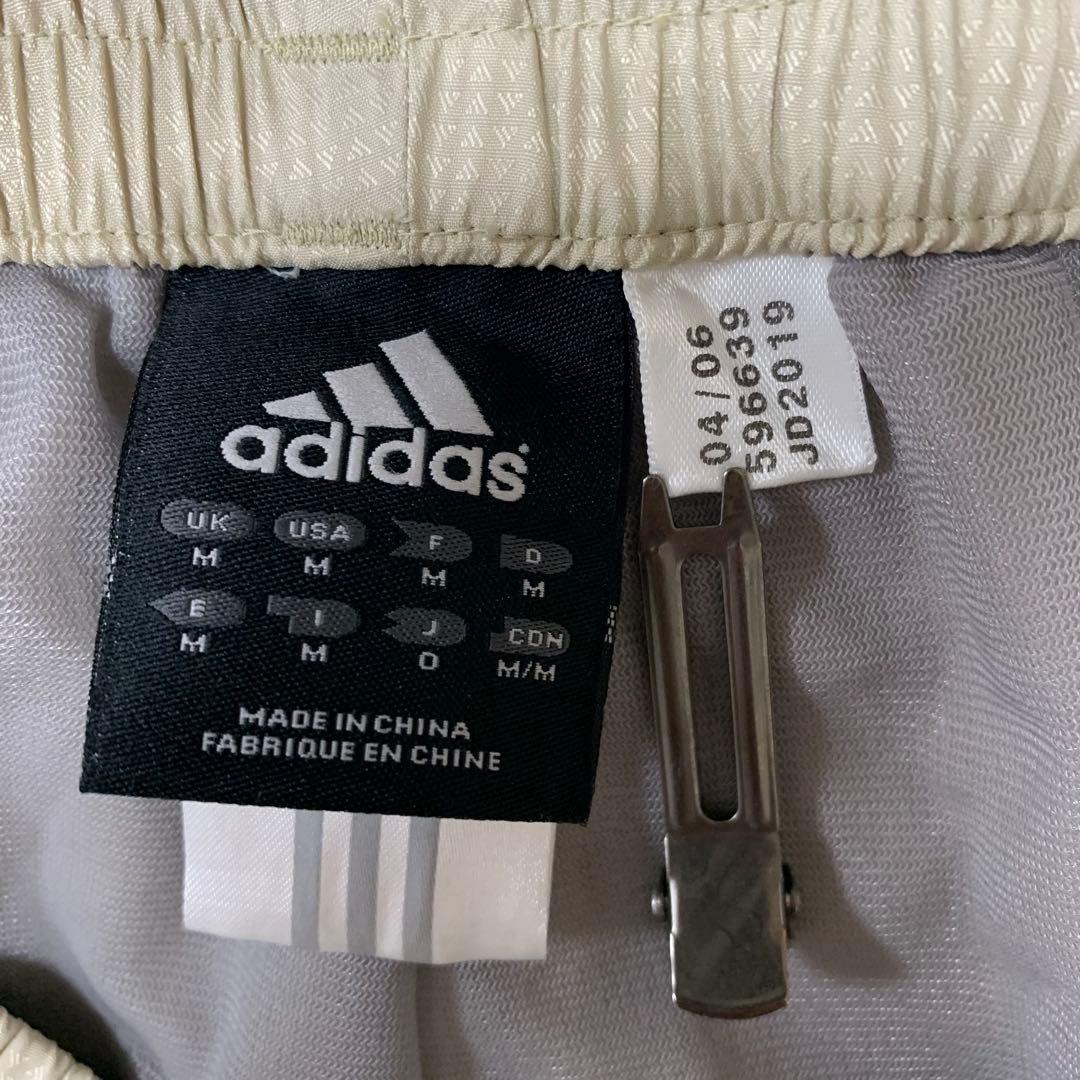 アディダス　ＬＬ　ウインドブレーカー　上下　セットアップ　ベージュ　サイドロゴ