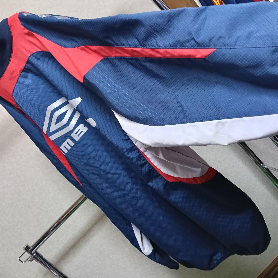 アンブロ製！ 柏レイソル 支給品no.13 長袖トレーニングピステ ネイビー