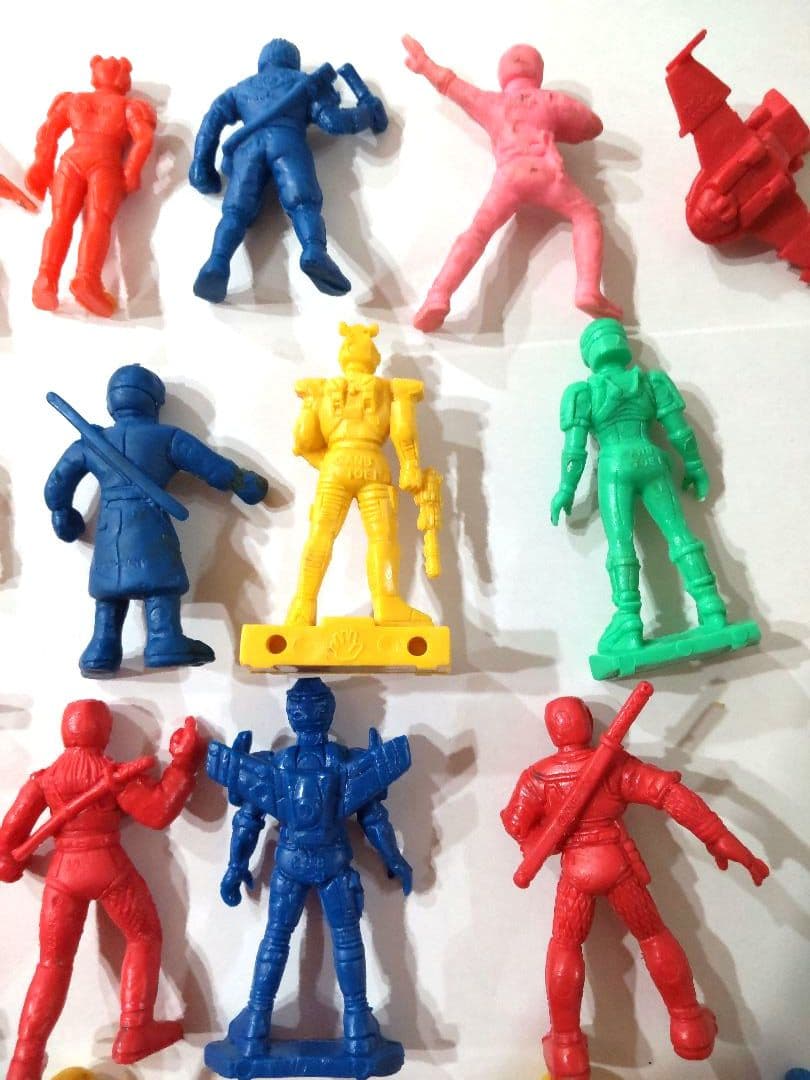 匿名配送 東映 戦隊 特撮 特警 ジライヤ 等フィギュア 消しゴム 昭和レトロ