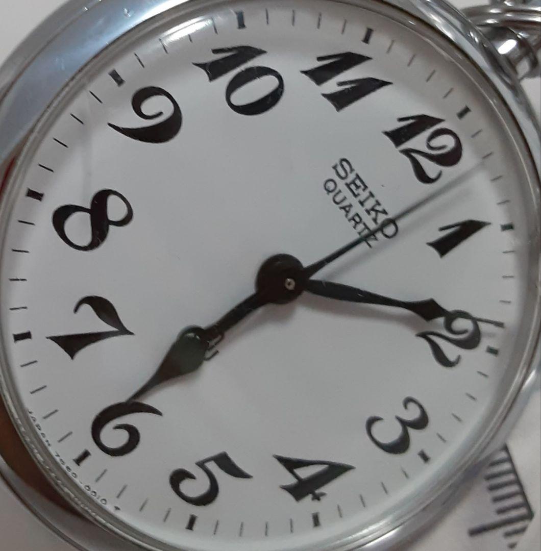 SEIKO 諏訪　懐中時計 上野駅開業100周年記念鉄道時計　7550−0010