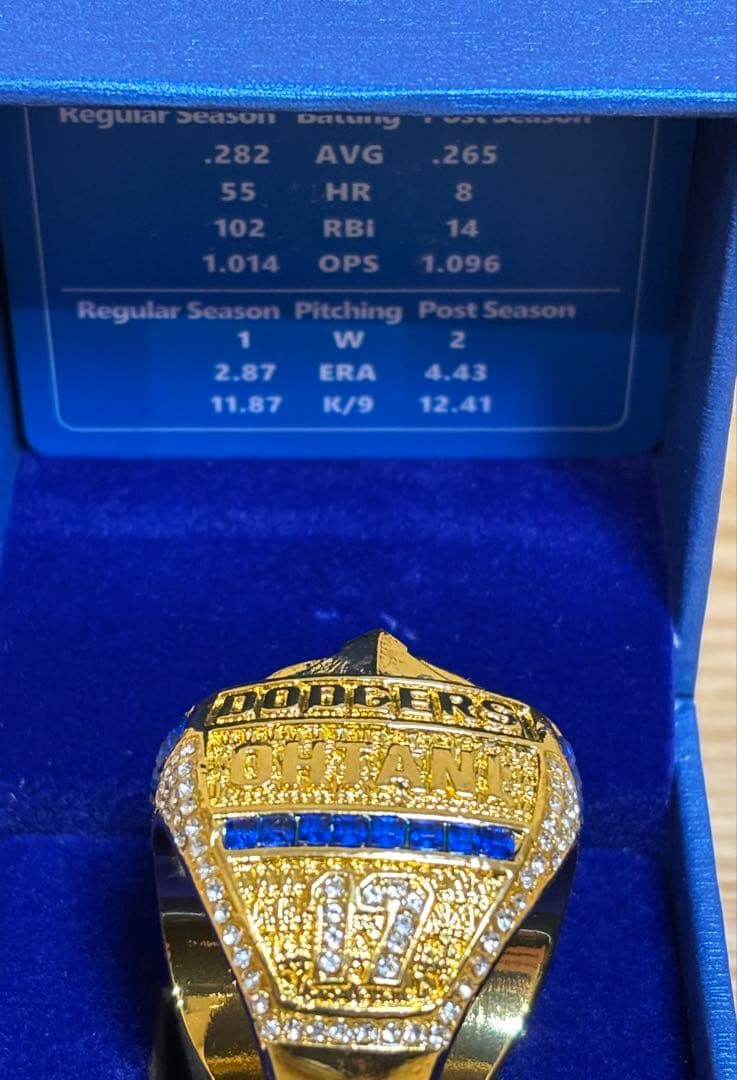 ⭐完全一点限定⭐【特別構成】大谷翔平 2025世界一リング厳選3点セット