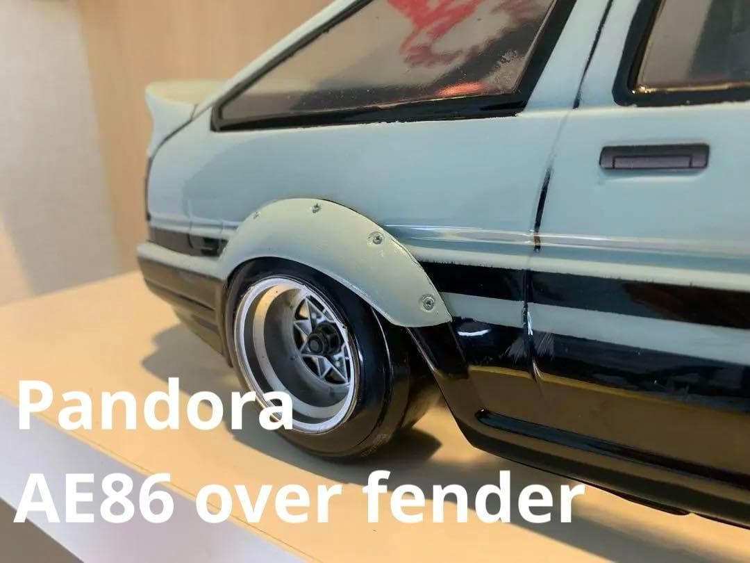 パンドラ　AE86　ボディ レビン ➕エンジンルーム➕ウイング　lp-86
