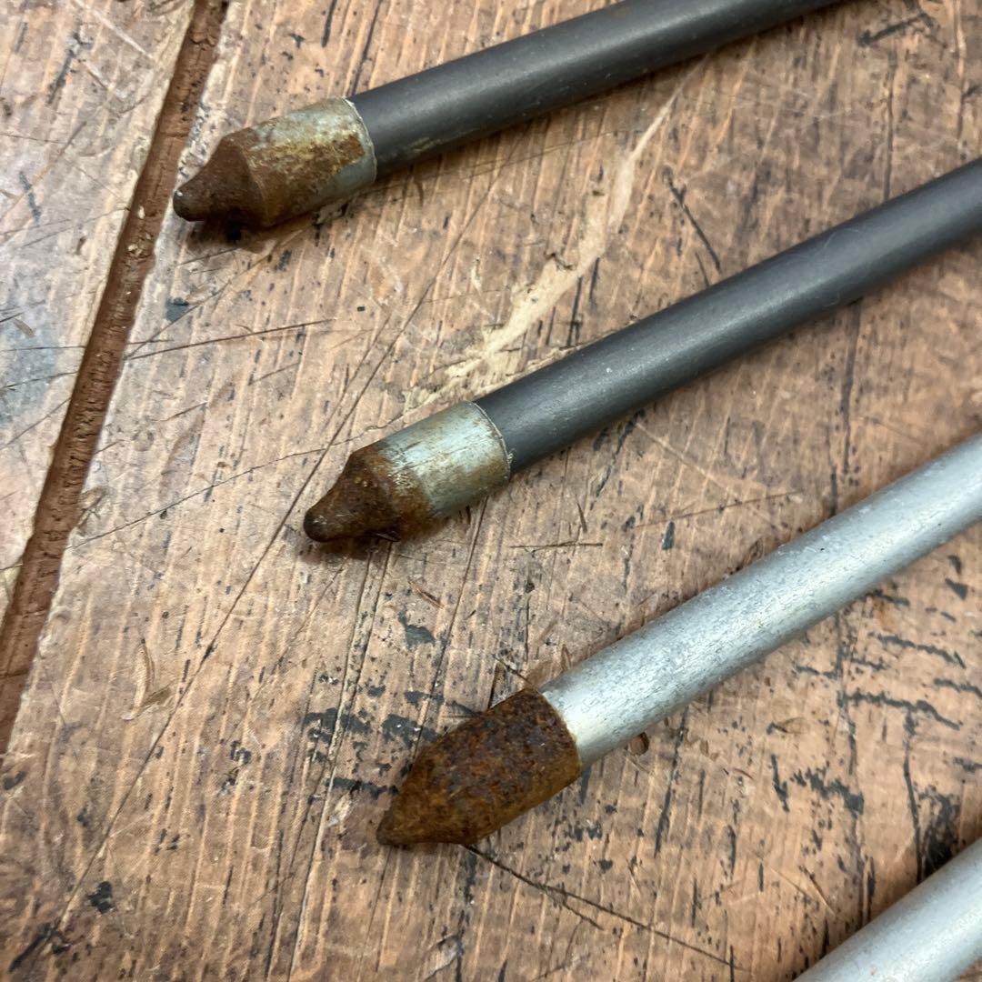 昭和レトロ 弓道具 矢 矢羽 武道具 101cm 104.5cm 8本セット