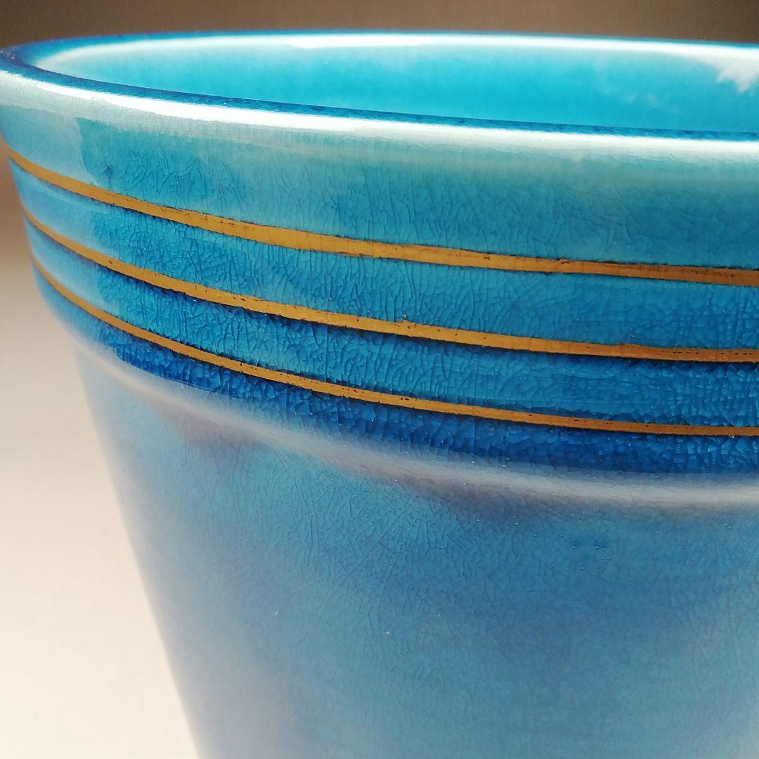 Ｔ９５４　水指　『土耳古　末広水指』『瑞豊 造』　共箱　茶道具