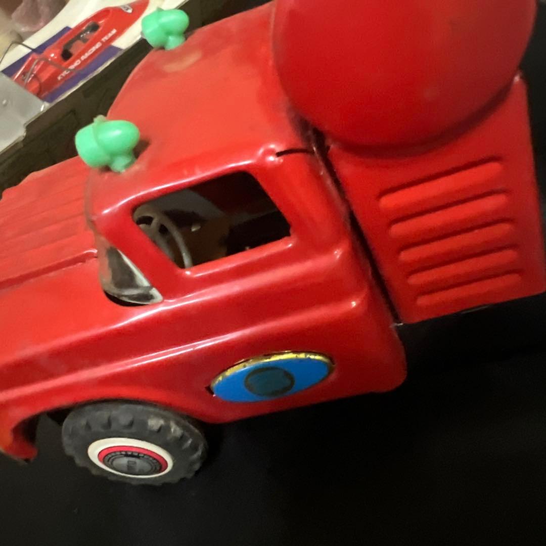 マルサン　ブリキ　コンクリートミキサー　フリクション　昭和レトロ